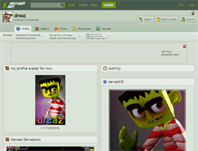 Tablet Screenshot of dreaz.deviantart.com