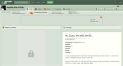 Desktop Screenshot of maddie-the-cattie.deviantart.com