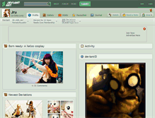 Tablet Screenshot of jru.deviantart.com