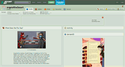 Desktop Screenshot of angelofthedesert.deviantart.com