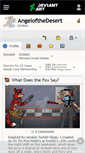 Mobile Screenshot of angelofthedesert.deviantart.com