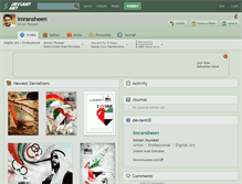 Tablet Screenshot of imransheen.deviantart.com