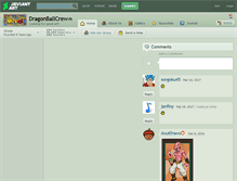 Tablet Screenshot of dragonballcrew.deviantart.com