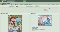 Desktop Screenshot of nadinethome.deviantart.com
