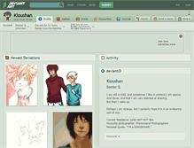 Tablet Screenshot of kioushan.deviantart.com