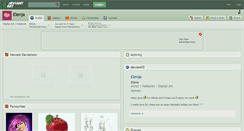 Desktop Screenshot of elenja.deviantart.com