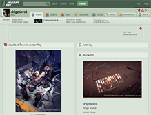 Tablet Screenshot of drigzabrot.deviantart.com