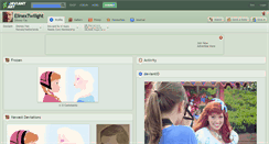 Desktop Screenshot of elinextwilight.deviantart.com