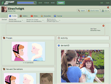 Tablet Screenshot of elinextwilight.deviantart.com