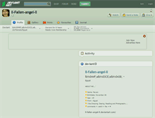 Tablet Screenshot of ll-fallen-angel-ll.deviantart.com