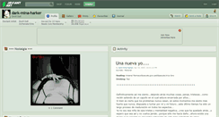 Desktop Screenshot of dark-mina-harker.deviantart.com