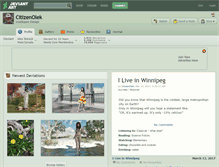 Tablet Screenshot of citizenolek.deviantart.com
