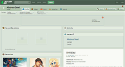 Desktop Screenshot of mistress-sarai.deviantart.com