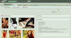 Desktop Screenshot of hnybunnie161.deviantart.com