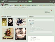 Tablet Screenshot of liladril.deviantart.com