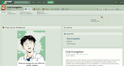 Desktop Screenshot of club-evangelion.deviantart.com