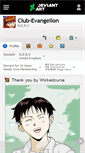Mobile Screenshot of club-evangelion.deviantart.com