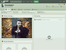 Tablet Screenshot of ghouldaddy.deviantart.com