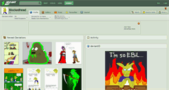 Desktop Screenshot of blockedhead.deviantart.com