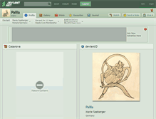 Tablet Screenshot of palila.deviantart.com