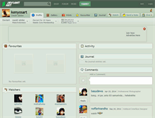 Tablet Screenshot of kenyosart.deviantart.com