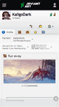 Mobile Screenshot of kaligodark.deviantart.com