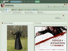 Tablet Screenshot of caseykinney.deviantart.com