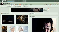 Desktop Screenshot of aaronfranksart.deviantart.com