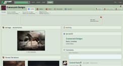 Desktop Screenshot of evanescent-designs.deviantart.com