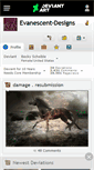 Mobile Screenshot of evanescent-designs.deviantart.com
