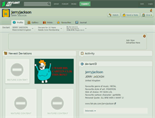 Tablet Screenshot of jerryjackson.deviantart.com