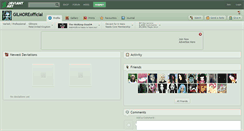 Desktop Screenshot of gilmoreofficial.deviantart.com