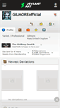 Mobile Screenshot of gilmoreofficial.deviantart.com