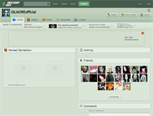 Tablet Screenshot of gilmoreofficial.deviantart.com