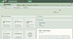 Desktop Screenshot of nami-san24.deviantart.com