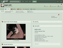 Tablet Screenshot of gogan-pain.deviantart.com