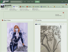 Tablet Screenshot of grover80.deviantart.com