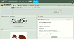 Desktop Screenshot of an1mel0vah.deviantart.com