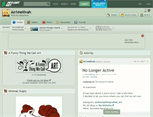 Tablet Screenshot of an1mel0vah.deviantart.com
