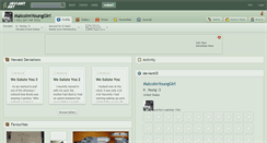 Desktop Screenshot of malcolmyounggirl.deviantart.com