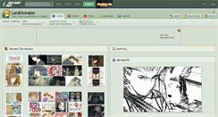 Desktop Screenshot of lordolxinator.deviantart.com