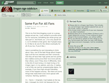 Tablet Screenshot of dragon-age-addicts.deviantart.com