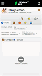 Mobile Screenshot of pinkylemon.deviantart.com
