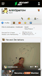 Mobile Screenshot of animsparrow.deviantart.com