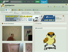 Tablet Screenshot of animsparrow.deviantart.com