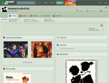 Tablet Screenshot of hetamericafandxm.deviantart.com