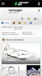 Mobile Screenshot of barisozgen.deviantart.com