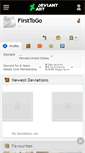 Mobile Screenshot of firsttogo.deviantart.com