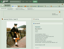 Tablet Screenshot of barutoni.deviantart.com