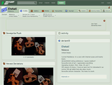 Tablet Screenshot of ehekatl.deviantart.com